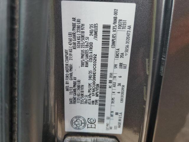 Photo 14 from auction – 2014 FORD ESCAPE SE with VIN 1FMCU0G99EUC03292
