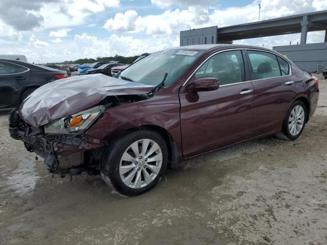 HONDA ACCORD EXL 2015 with VIN 1HGCR2F8XFA114331 - Photo from auction