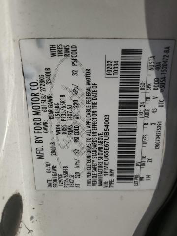 Photo 14 from auction – 2007 FORD EXPLORER L with VIN 1FMEU65E67UB54003