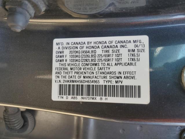 Photo 14 from auction – 2013 HONDA CR-V EX with VIN 2HKRM4H56DH654965