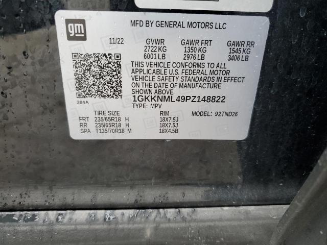 Photo 14 from auction – 2023 GMC ACADIA SLT with VIN 1GKKNML49PZ148822