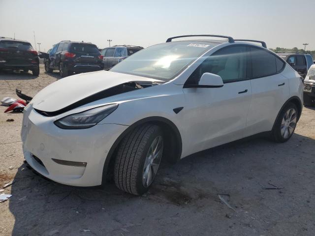 TESLA MODEL Y 2021 with VIN 5YJYGDEE3MF141176 - Photo from auction
