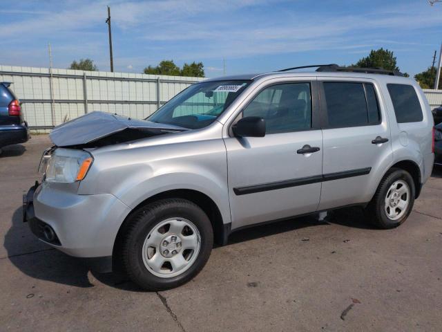 HONDA PILOT LX 2014 with VIN 5FNYF4H20EB001088 - Photo from auction