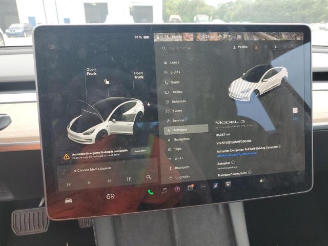 Photo 9 from auction – 2021 TESLA MODEL 3 with VIN 5YJ3E1EA5MF090386