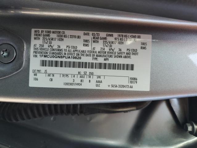 Photo 14 from auction – 2023 FORD ESCAPE ACTIVE with VIN 1FMCU0GN8PUA19820