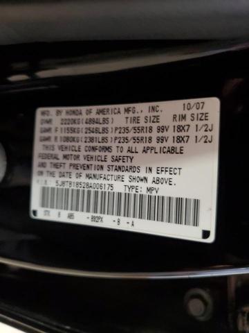Photo 14 from auction – 2008 ACURA RDX TECHNO with VIN 5J8TB18528A006175