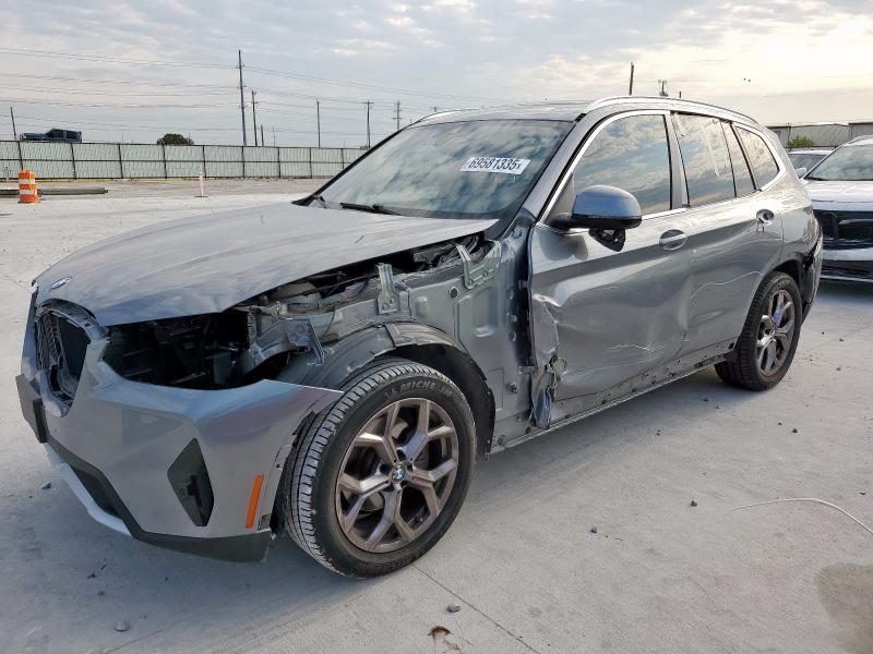 BMW X3 SDRIVE30I 2022 with VIN 5UX43DP09N9J96754 - Photo from auction