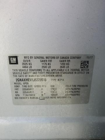 Photo 14 from auction – 2018 CHEVROLET EQUINOX LS with VIN 2GNAXHEV1J6229516