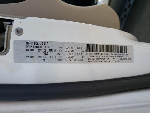 Photo 14 from auction – 2016 DODGE GRAND CARA with VIN 2C4RDGCG8GR335097