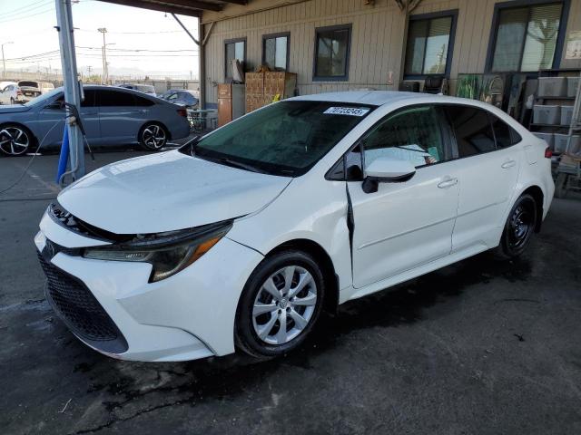 TOYOTA COROLLA LE 2021 with VIN 5YFEPMAE6MP195830 - Photo from auction