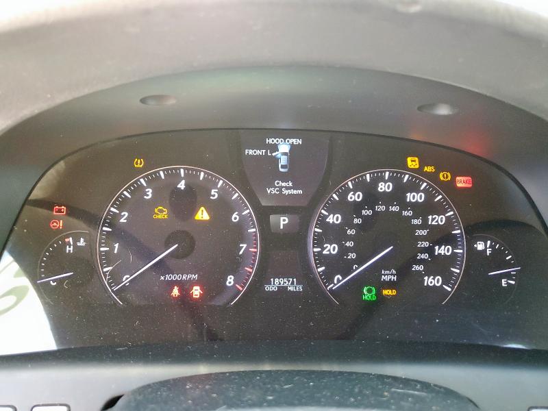 Photo 9 from auction – 2007 LEXUS LS 460 with VIN JTHBL46FX75012834