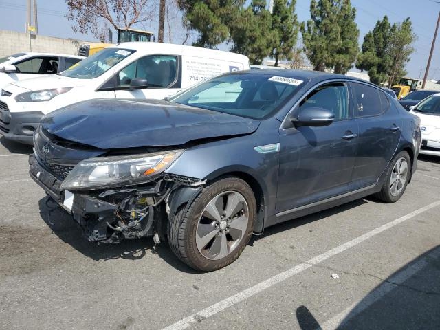 KIA OPTIMA HYB 2014 with VIN KNAGN4AD0E5076334 - Photo from auction