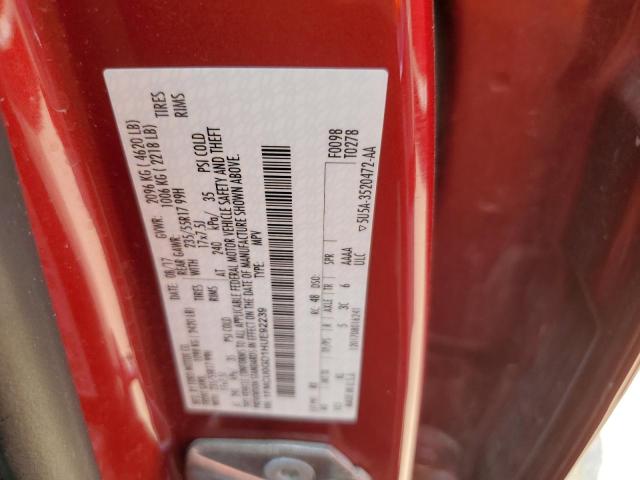 Photo 14 from auction – 2017 FORD ESCAPE SE with VIN 1FMCU0GD1HUE92239