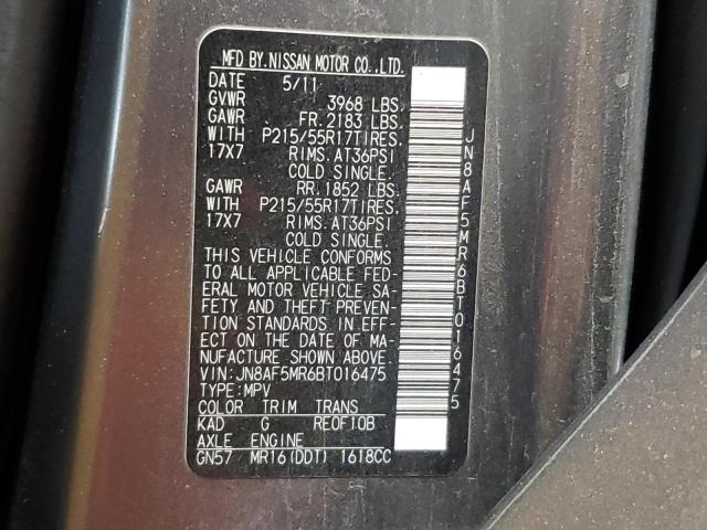 Photo 14 from auction – 2011 NISSAN JUKE S with VIN JN8AF5MR6BT016475