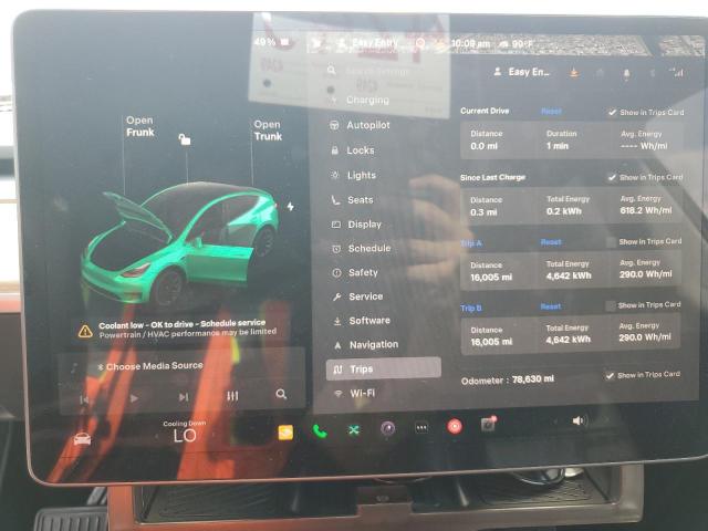 Photo 9 from auction – 2020 TESLA MODEL Y with VIN 5YJYGDEE2LF052570