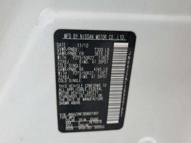 Photo 14 from auction – 2011 INFINITI QX56 with VIN JN8AZ2NF2B9501851