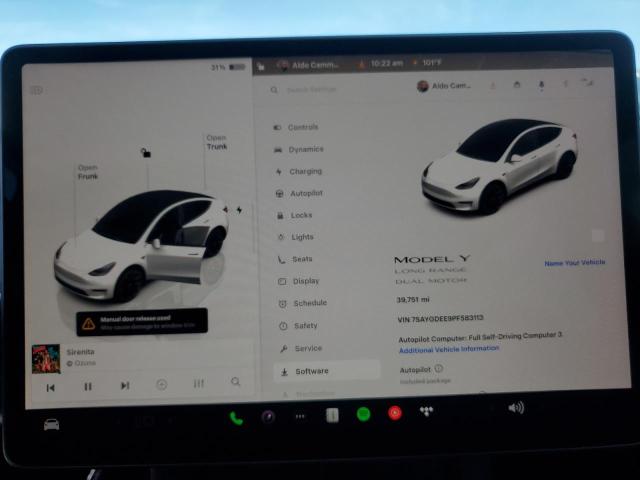 Photo 9 from auction – 2023 TESLA MODEL Y with VIN 7SAYGDEE9PF583113