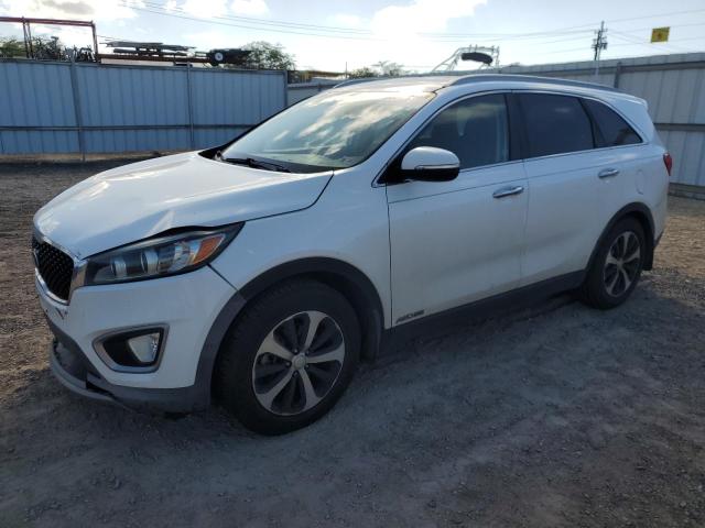 KIA SORENTO EX 2016 with VIN 5XYPHDA53GG018828 - Photo from auction