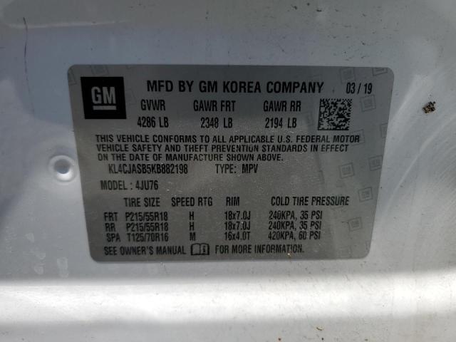 Photo 14 from auction – 2019 BUICK ENCORE PRE with VIN KL4CJASB5KB882198