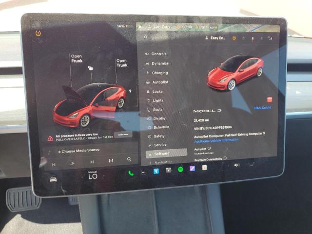 Photo 9 from auction – 2023 TESLA MODEL 3 with VIN 5YJ3E1EA0PF691886