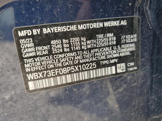Photo 14 from auction – 2023 BMW X1 XDRIVE2 with VIN WBX73EF08P5X10225