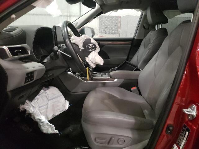 Photo 7 from auction – 2021 TOYOTA HIGHLANDER with VIN 5TDEBRCH3MS035379
