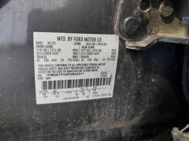 Photo 14 from auction – 2023 FORD EXPLORER L with VIN 1FMSK7FH4PGB20311