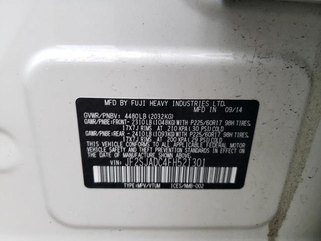 Photo 14 from auction – 2015 SUBARU FORESTER 2.5I PREMIUM with VIN JF2SJADC4FH521301
