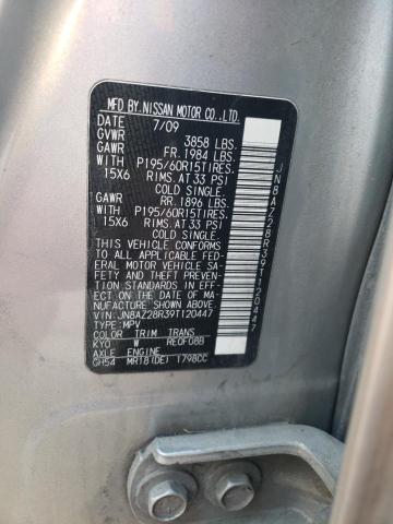 Photo 14 from auction – 2009 NISSAN CUBE BASE with VIN JN8AZ28R39T120447
