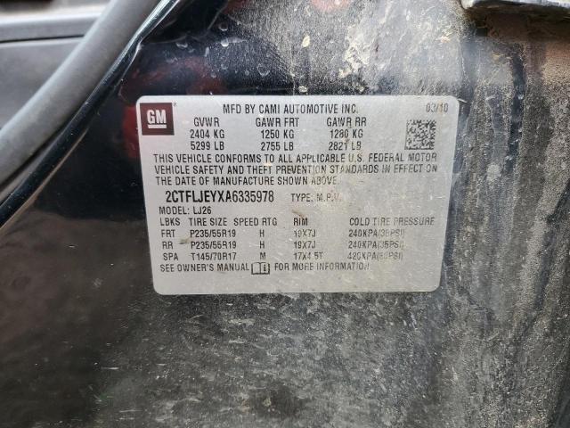 Photo 14 from auction – 2010 GMC TERRAIN SLT with VIN 2CTFLJEYXA6335978