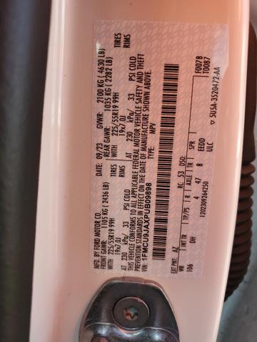 Photo 14 from auction – 2023 FORD ESCAPE PLA with VIN 1FMCU9JAXPUB09898