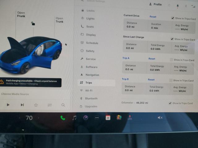 Photo 9 from auction – 2021 TESLA MODEL 3 with VIN 5YJ3E1EB5MF981335