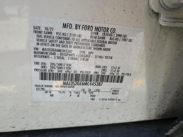 Photo 14 from auction – 2021 FORD ECOSPORT S with VIN MAJ3S2GE6MC445387