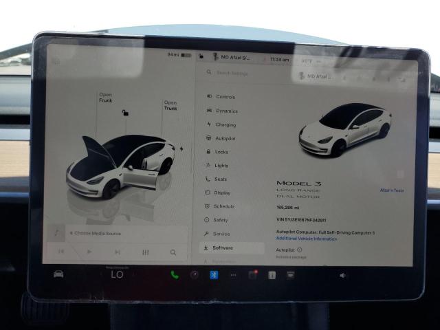 Photo 9 from auction – 2022 TESLA MODEL 3 with VIN 5YJ3E1EB7NF342911