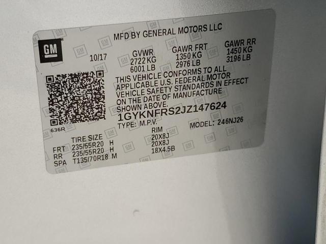 Photo 14 from auction – 2018 CADILLAC XT5 PREMIU with VIN 1GYKNFRS2JZ147624