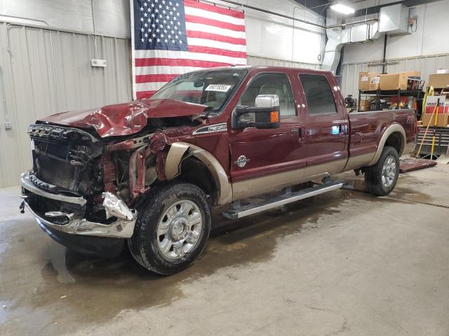 FORD F350 SUPER 2012 with VIN 1FT8W3BT4CEB16352 - Photo from auction