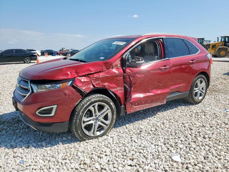 FORD EDGE TITANIUM 2015 with VIN 2FMTK3K8XFBB66430 - Photo from auction