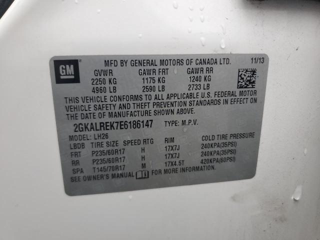 Photo 14 from auction – 2014 GMC TERRAIN SL with VIN 2GKALREK7E6186147