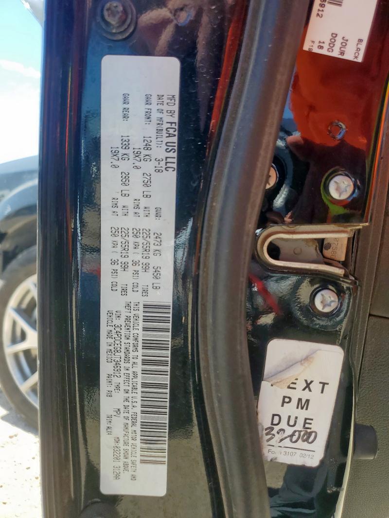 Photo 14 from auction – 2018 DODGE JOURNEY GT with VIN 3C4PDCEG8JT346912