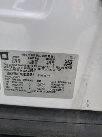 Photo 14 from auction – 2016 GMC ACADIA SLT with VIN 1GKKVRKD8GJ285487