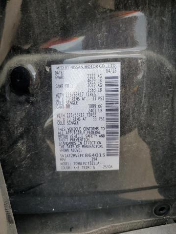 Photo 14 from auction – 2015 NISSAN ROGUE S with VIN 5N1AT2MV2FC864015