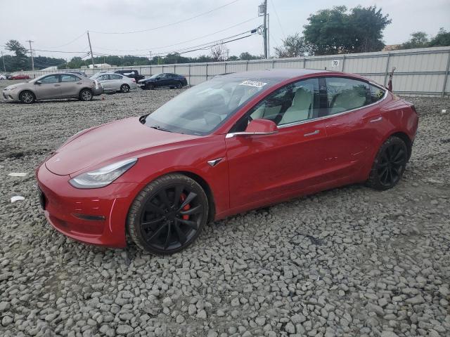 TESLA MODEL 3 2018 with VIN 5YJ3E1EB3JF055513 - Photo from auction