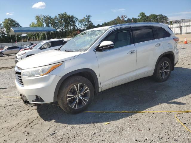 TOYOTA HIGHLANDER XLE 2016 with VIN 5TDJKRFH3GS328066 - Photo from auction