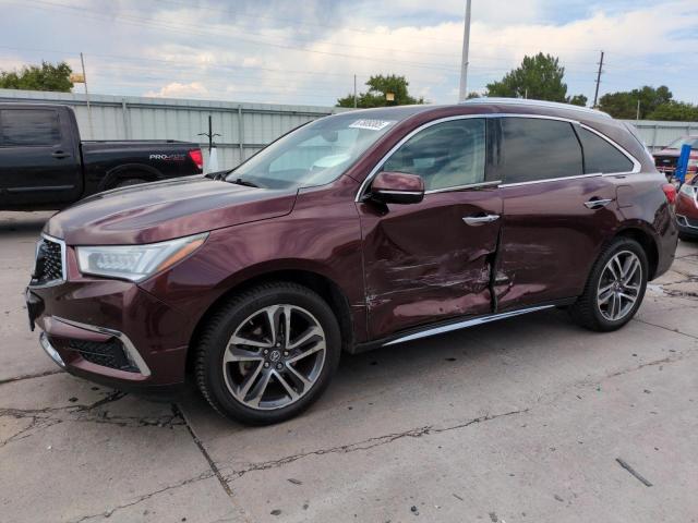 ACURA MDX ADVANC 2017 with VIN 5FRYD4H94HB034682 - Photo from auction