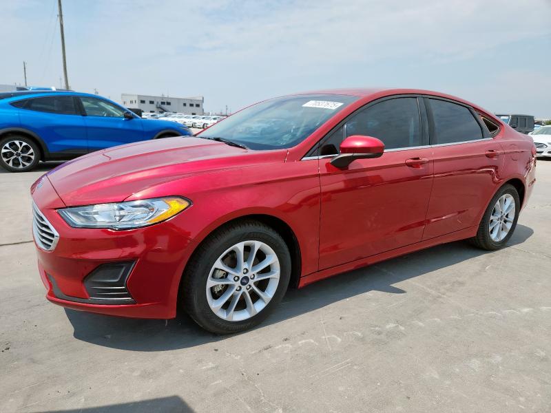 FORD FUSION SE 2020 with VIN 3FA6P0HD9LR160935 - Photo from auction