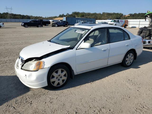 HONDA CIVIC EX 2001 with VIN 2HGES26741H614029 - Photo from auction