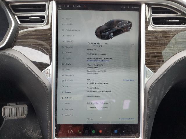 Photo 9 from auction – 2016 TESLA MODEL S with VIN 5YJSA1E24GF157368
