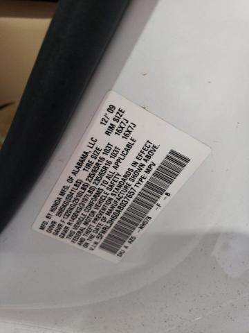 Photo 14 from auction – 2010 HONDA ODYSSEY EX with VIN 5FNRL3H60AB037657