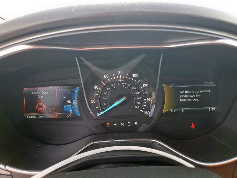 Photo 9 from auction – 2017 FORD FUSION SE with VIN 3FA6P0HD3HR263811