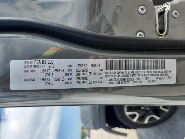 Foto 14 de la subasta – 2019 JEEP COMPASS SP con VIN 3C4NJDAB6KT829090